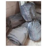 2 Large Plastic Tarps& 1 Large Canvas Tarp