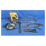 Tools-Adj Wrench,Hack Saw,Marking Chalk&more