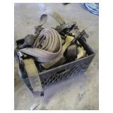 Crate of Several Rachet Straps
