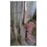 3 Brush Axes,One w/Blade Case