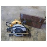 Dewalt DW364 Circular Saw&Decorative Wooden Box