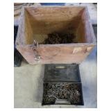 Chain w/hook&pieces of Tire Chains