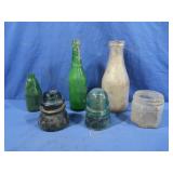 Vintage Rolling Rock Pony bottle,Glass