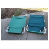 2 Aluminum Folding Cots 70x23&72x28",Smaller one