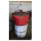 55 Gal Oil Drum,partially full-Petroleum Oil