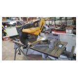 DeWalt 10" Sliding Compound Miter Saw on a Rigid