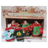 24 Knitted Bottle Sweaters