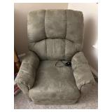 Electric Lift Recliner Greenish/Gray-Good Cond.