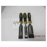 3 Pc DeWalt Chisels