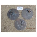 Set of 3 Metal Range Targets(10" dia)