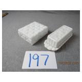 Westmoreland Glass Milk Glass Butter