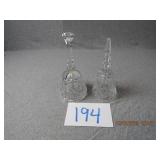 Set of 2 Crystal Bells
