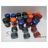 20 Clear Can Storage Containers-2"x4"