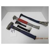 3lb.  Sledge & 4 Pry Bars