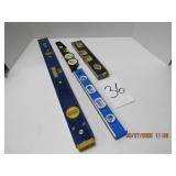 24" Irwin Level, 3 Torpedo Levels