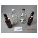 2.5 Growler Jugs&2 Sealable Bottles