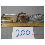 Westmoreland Glass Paperweights-set of 3