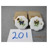 Westmoreland Glass Butterfly Paperweights