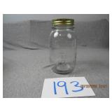 Jeannette Glass Mason Jar