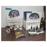 Dept. 56  Locomotive Shed & water tower, and The