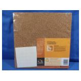 A lot of 4 sealed cork tiles  12" x 12"