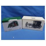 Dept. 56  2 village Accessories, " Amish Buggy" &