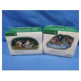 Dept. 56  2 Village Accessories, "Gathering