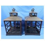 Set of 2 Electric Hanging Display Cages