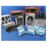 Dept. 56 7 Accessories  with snow and tree set
