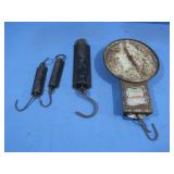 Vintage Pelouze hanging Dairy Scale