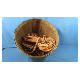 Wood Fruit Basket & 2 Extension Cords