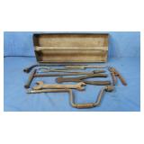 Craftsman Metal tool Box,Metal Trays&Tools