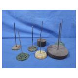 Vintage Cast Iron Receipt Spikes,Various