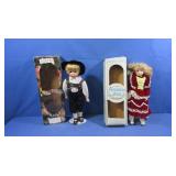 Hans&Princess Collection Porcelain Dolls 15"Tall