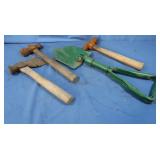 Trenching Tool,Hatchet 2 Ball Peen Hammers