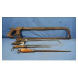 Vintage Meat Saw 34" Pittsburgh Erie Saw Co&Saw&