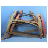3 Antique Bucksaws 36x26