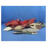 Vintage Handcrafted Whirly Birds 12x21"
