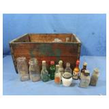 Vintage Patent Medicine,Milk,Liquor Bottles