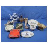 Misc Lot-Teapot,Dishes, Turkey Decor&more