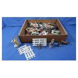 Horse Figurines&Metal Fencing