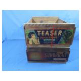 Vintage 2 Fruit Boxes