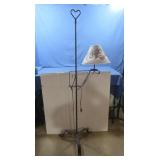 Metal Standing Lamp w/decorative Snowman Shade