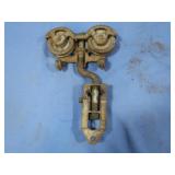 Antique Myers Stayon Barn Door Trolley 1907