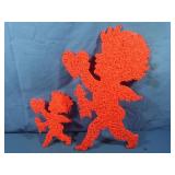 Vintage Popcorn Cupids