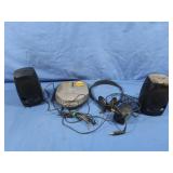 Sony Discman&SRS-A11 Active Speakers