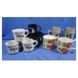 Vintage Soup Crock set,Coffee mugs&more