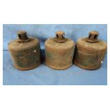 3 Compact Smudge pots