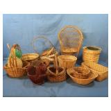Asst of Wicker Baskets