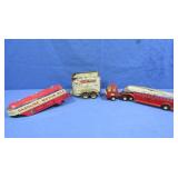 Vintage Tonka ladder Truck 10"L,Tonka Stables